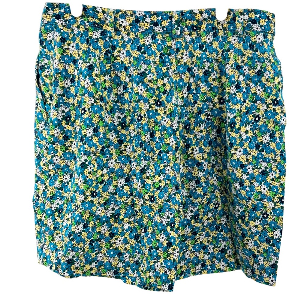 Liz Claiborne high waisted 90s floral vintage shorts 12 summer flowers spring